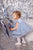 Baby Girl Dress For Special Occasion in baby blue color