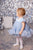 Baby Girl Dress For Special Occasion in baby blue color