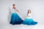 Blue Ombre Wedding Dress, Mommy and Me Gowns, Haute Couture Tiered Matching Tulle Dress