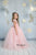 Blush Flower Girl Dress, Blush Tutu Dress, Heart Back Girl Dress, Cinderella Dress, Princess Dress, 1st Birthday Dress, Toddler Gown Dress