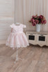 Blush Pink Baby Girl Lace Dress for special occasion