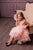 Blush Pink Girl Tulle Dress, Lace Flower Girl Dress, Blush Princess Dress