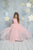 Blush tutu tulle dress- Tutu dress with open back heart - full skirt dress for girl birthday- blush pink princess dress - Matchinglook