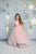 Blush tutu tulle dress- Tutu dress with open back heart - full skirt dress for girl birthday- blush pink princess dress - Matchinglook