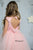 Blush tutu tulle dress- Tutu dress with open back heart - full skirt dress for girl birthday- blush pink princess dress - Matchinglook
