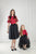 Burgundy and black tutu dresses Red and black matching dress dresses outfits Mother daughter Mommy and Me lace dresses Valentines day - Matchinglook