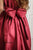 Burgundy Flower Girl Dress, Tulle Dress, High Low Dress, Girl Princess Dress, Girl Tutu Dress, Tulle Train Dress, Photoshoot Dress, Elegant