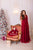 Burgundy matching mother daughter floor length dresses for Christmas party - Matchinglook