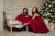 Burgundy Mommy and Me Chritmas dresses Mother daughter matching tutu dresses, Strapless dress Mom baby wedding  party dress, Valentines day - Matchinglook