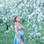 Dusty blue photoshoot maternity lace dress - Matchinglook