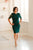 Emerald green holiday lace dress - Matchinglook