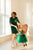 Emerald green matching outfts for party - Cristtmas mother daughter matching dresses - green holiday lace dress - Matchinglook