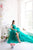 Emerald Green Maternity Dress, Photoshoot Dress, Empire Waist Boho Dress, Elegant Tulle Gown, Maternity Boho Dress, Formal Pregnancy Dress