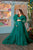 Emerald Green Maternity Tulle Robe, Tiered Photoshoot Robe, Green Sheer Robe, Pregnancy Robe for Photoshoot, Boudoir Robe Dress