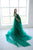 Emerald Maternity Dress, Tulle Maternity Gown, Teal Maternity Robe, Pregnancy Lace Dress, Maternity Photoshoot, Emerald Wedding Gown