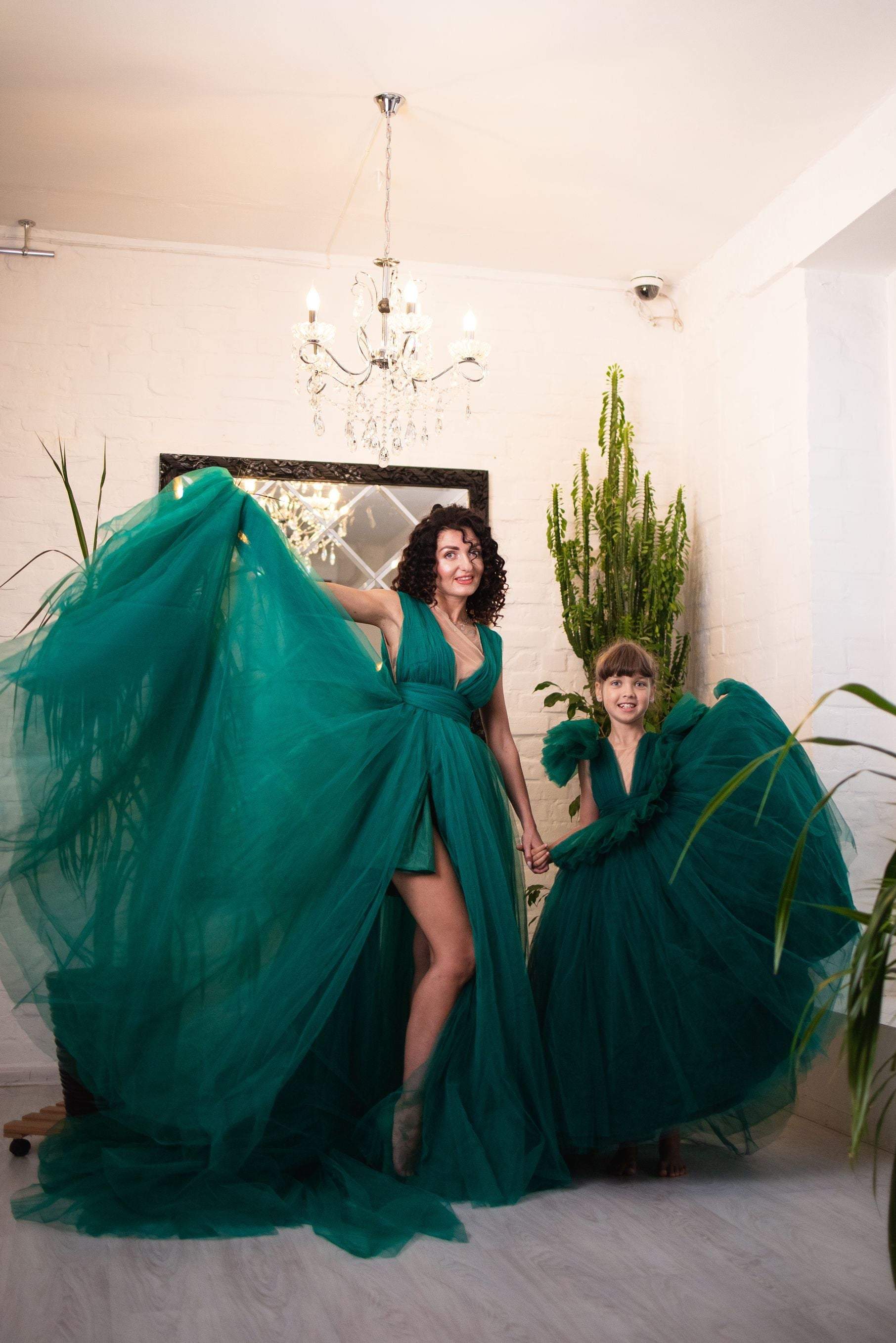 Emerald green birthday best sale dress