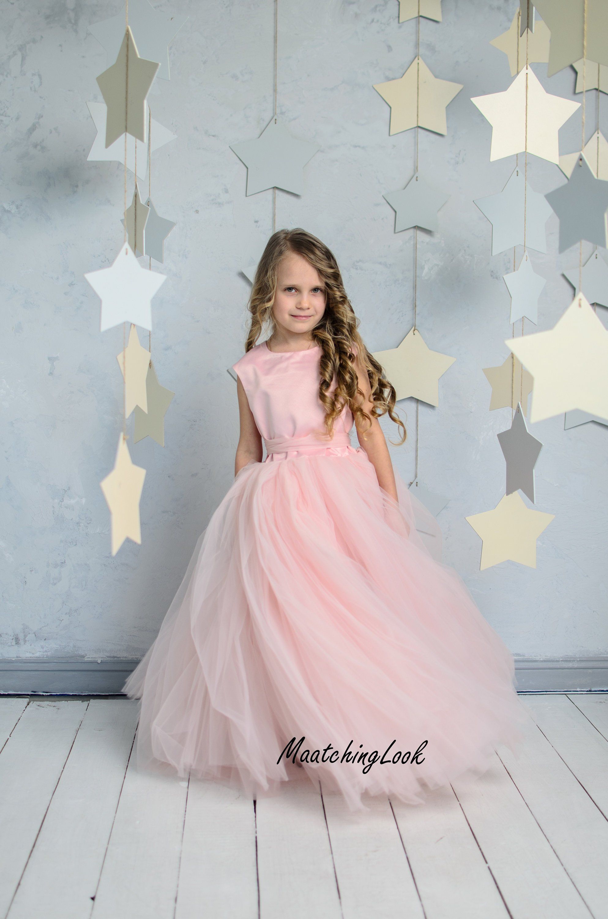 Flower Girls Lace Maxi Party Dress Bridesmaid Kids Princess Pageant Wedding  Gown | eBay
