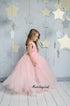 Flower Girl Dress Blush Pink,Princess Dress,Blush Baby Girl Tutu Dress,1st Birthday Girl Outfit Tulle Dress Toddler Dress Pink Wedding Dress