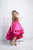 Flower Girl Dress, Girl Pageant Dress, Hot Pink Dress, Toddler Gown Dress, Girl Birthday Dress, Fuchsia Party Dress, High Low Dress, Elegant