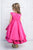 Flower Girl Dress, Girl Pageant Dress, Hot Pink Dress, Toddler Gown Dress, Girl Birthday Dress, Fuchsia Party Dress, High Low Dress, Elegant