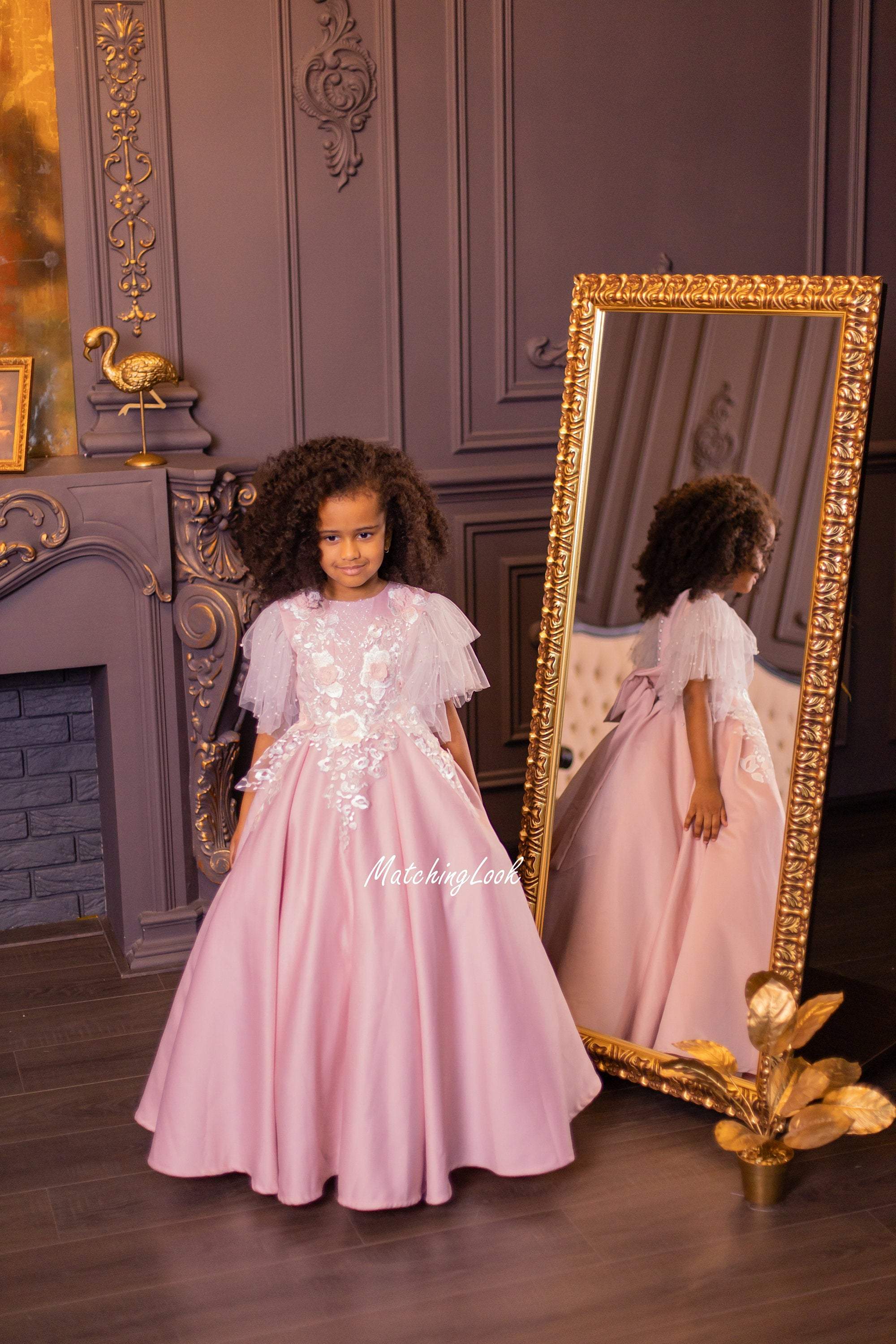 ANNE - Ball Gown First Communion / Baptism Dress – Mia Bambina Boutique