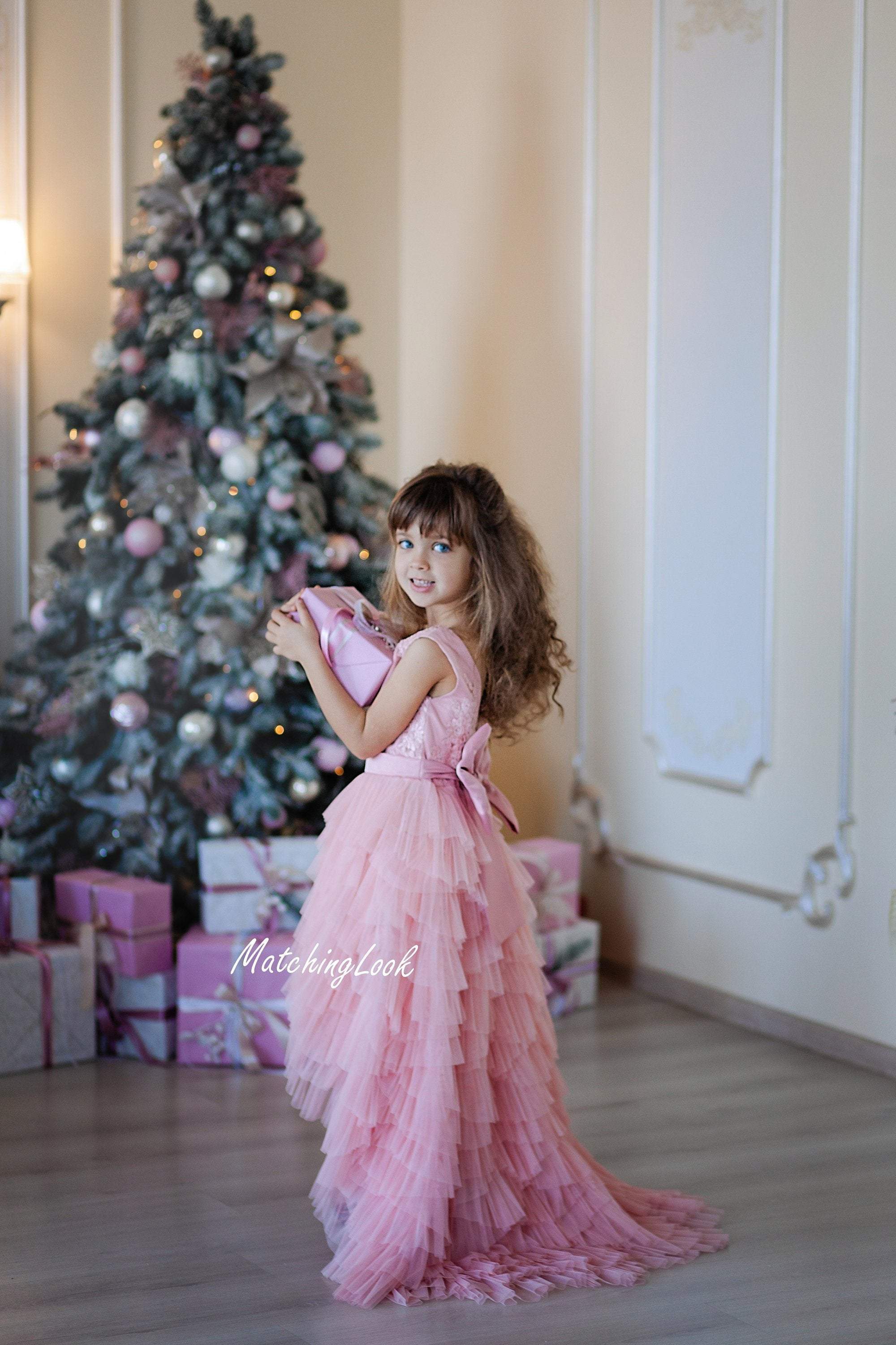 Shop Flower Girl Dress, Toddler Dress, Girl Birthday Dress, High Low Dress, Tulle Tutu Dress, Special Occasion Dress, Photoshoot Dress