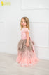 Girl Birthday Dress, Flower Girl Pink Tutu Dress,