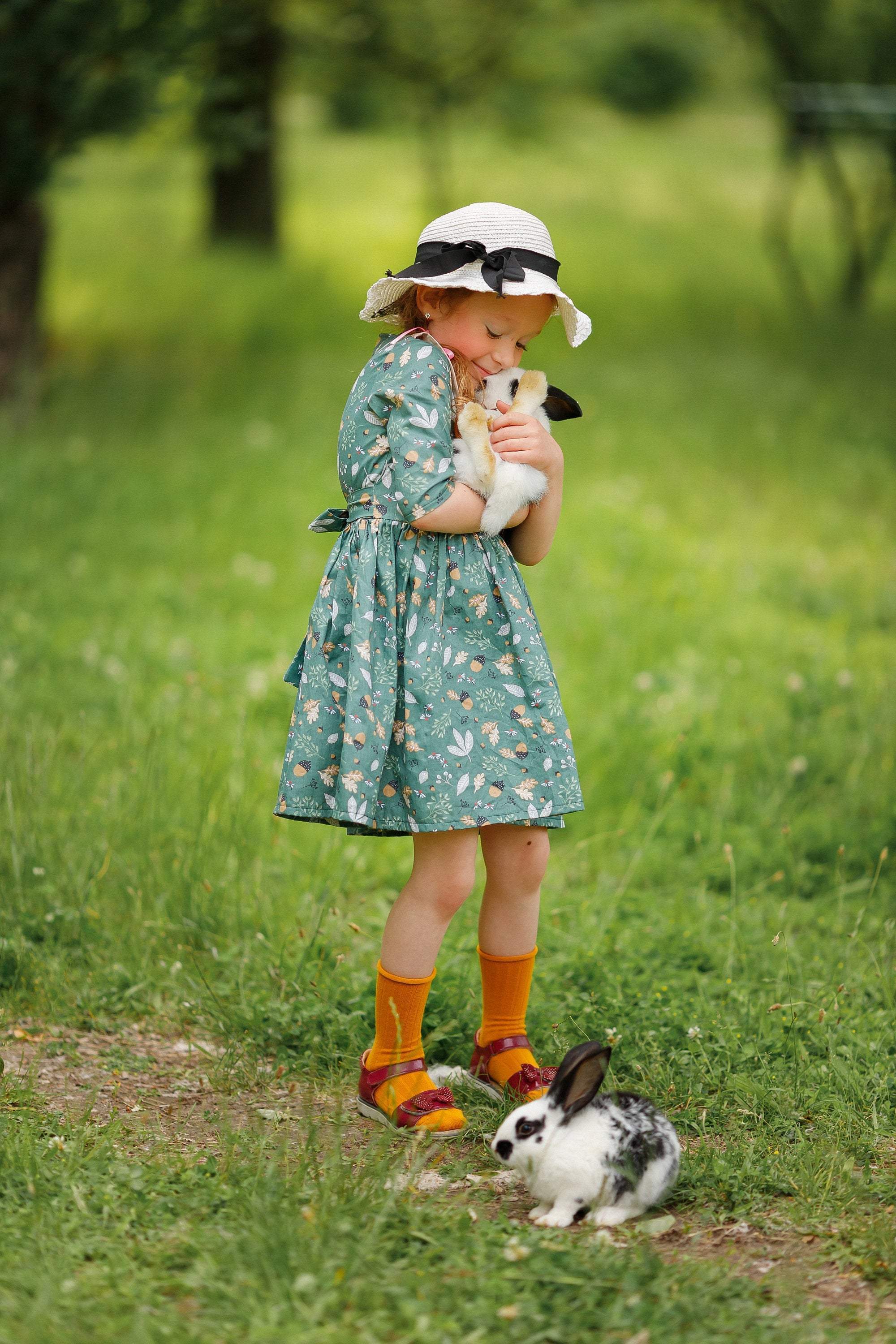 Retro style dress for girls shop
