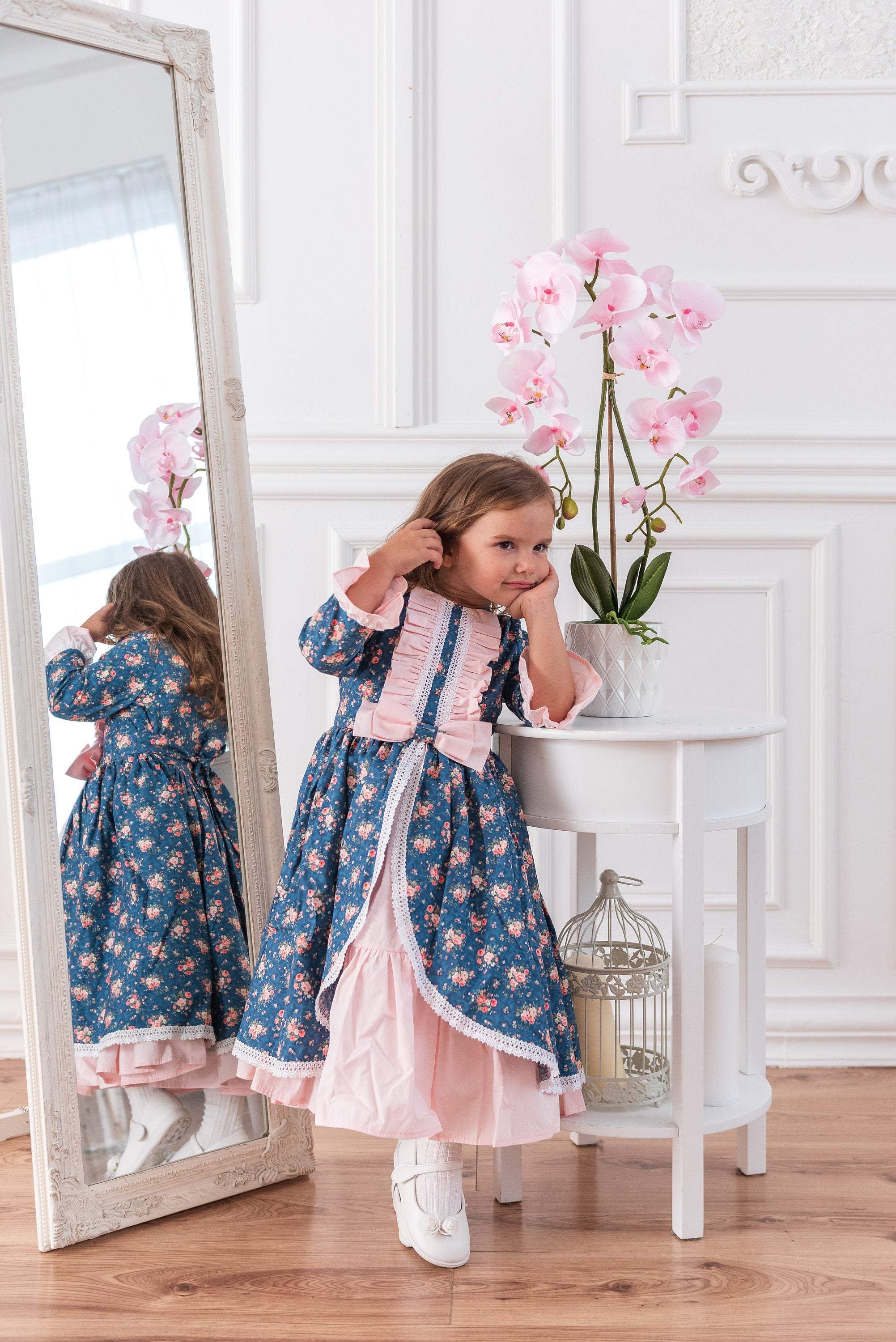 Pink and hotsell blue easter dress