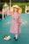 Girl Retro Dress, Girl Easter Dress, Polka Dot Dress, Girl Pink Dress, Vintage Style Dress, Prairie Dress, Modest Dress, Photoshoot Dress