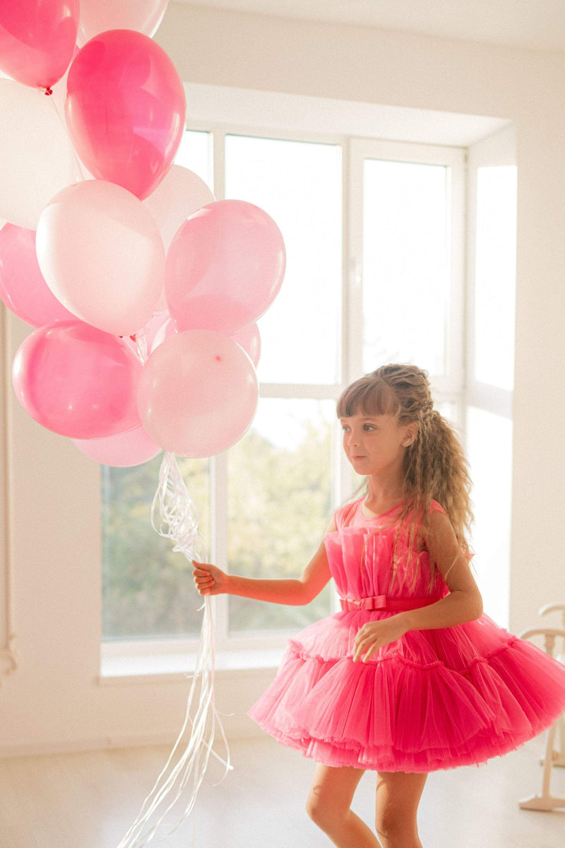 hot pink dress barbie Shop Girl Tutu Dress, Pink Princess Dress, Toddler Photoshoot Dress, Barbie Style Dress, Hot Pink Dress, Birthday Tutu Dress, Girl Easter Dress -