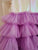 Girl tutu multilayered dress for unicorn party in lavender color with pearl sequins - Matchinglook