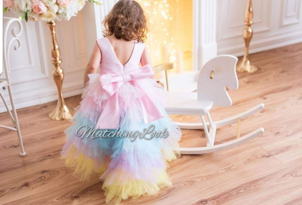 Gorgeous Gala Backless Mesh Dress Toddler Baby Formal - Temu