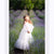 Girl White Dress, Birthday Party Dress, Flower Girl Dress, Photoshoot Dress, Puff Sleeves Dress, Girl Formal Dress, Elegant Dress, Sheer