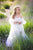Girl White Dress, Birthday Party Dress, Flower Girl Dress, Photoshoot Dress, Puff Sleeves Dress, Girl Formal Dress, Elegant Dress, Sheer