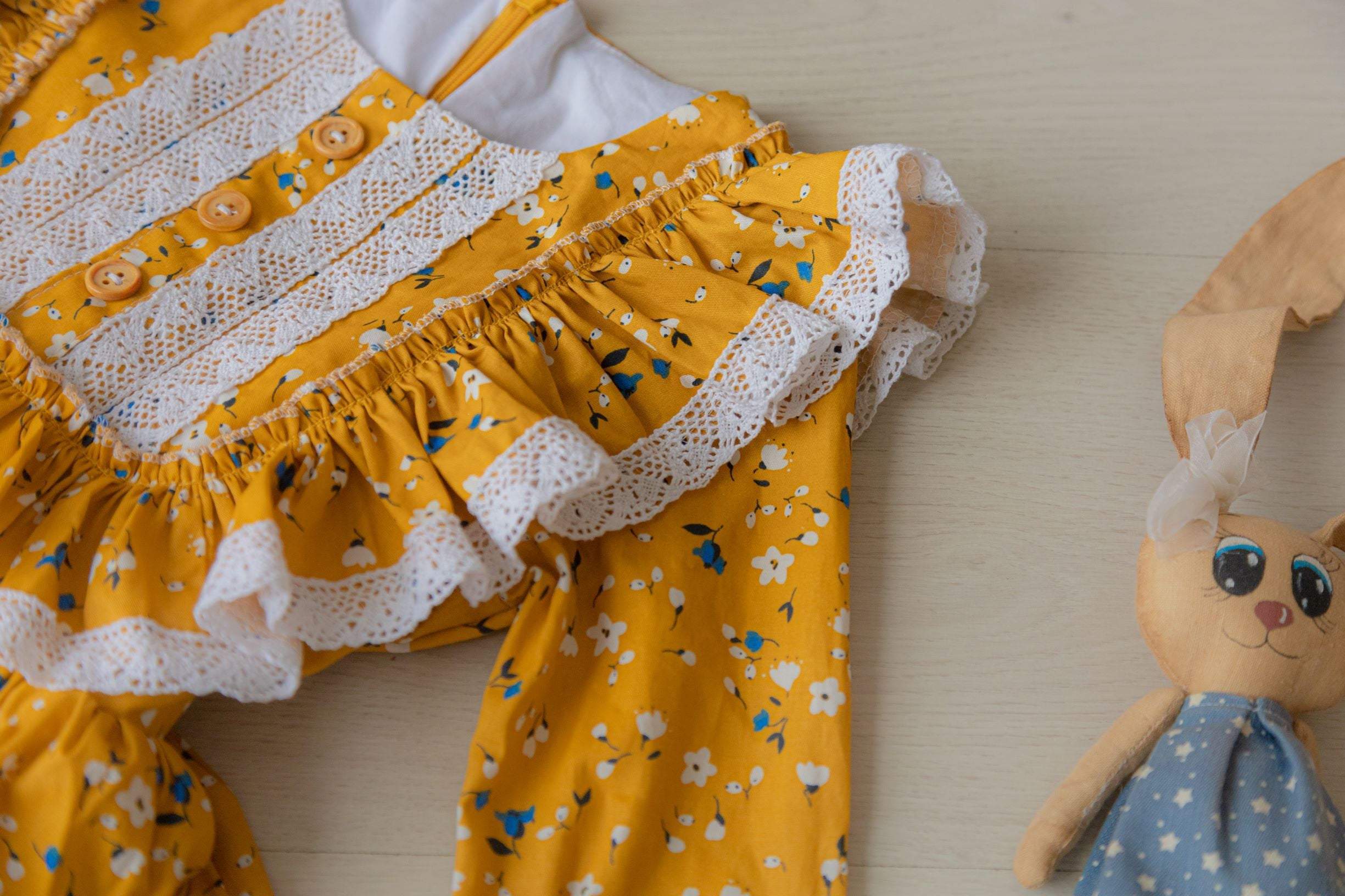 Baby girl hotsell yellow easter dress