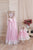 Gold and pink birthday outfit, Mother daughter matching dress, Matching mother daughter dress, Mommy and Me outfits, Pink floor length dress - Matchinglook