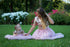 Gold Blush mother daughter matching tutu dresses with sequins