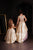 Gold sequin and blush pink mom and daughter hi low cute party dresses - Mommy and me outfits for birthday party / wedding/ Christmas party - Matchinglook