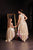 Gold sequin and blush pink mom and daughter hi low cute party dresses - Mommy and me outfits for birthday party / wedding/ Christmas party - Matchinglook
