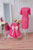 Hot Pink Dress, Mother Daughter Matching Dress, Mommy and Me Dress, Lace Dress, Baby Girl Dress, Princess Dress, Formal Dress, Elegant
