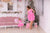 Hot pink mother daughter matching outfits - party tutu mommy and me dresses in bubble gum pink color made as separates - Matchinglook