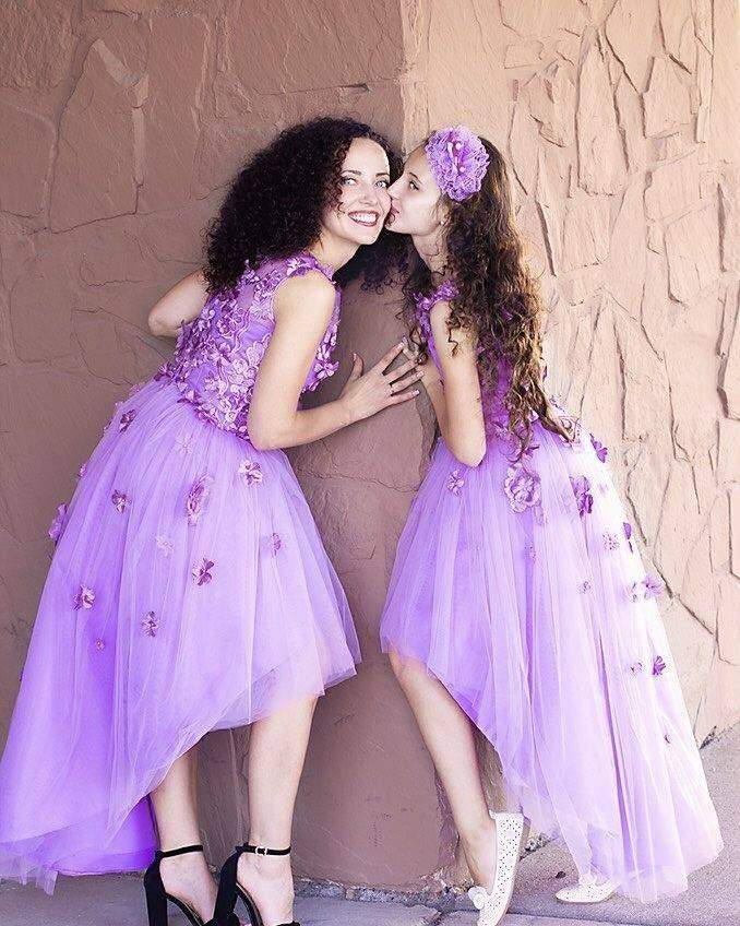 Mother Daughter Matching Dresses | Mother Daughter Party Dress | Dress Mom  Daughter - Family Matching Outfits - Aliexpress