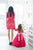 Mother Daughter Matching Dress, Mommy and Me Outfit, Red Lace Dress, Photoshoot Dress, Elegant Dress, Girl Birthday Dress, Special Occasion