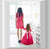 Mother Daughter Matching Dress, Mommy and Me Outfit, Red Lace Dress, Photoshoot Dress, Elegant Dress, Girl Birthday Dress, Special Occasion