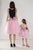 Mommy and Me Dress, Mother Daughter Matching Dress, Pink Tutu Adult Skirt, Girl Princess Dress, 1st Birthday Dress, Photoshoot Dress, Formal