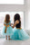 Mommy and Me Dress, Baby Tutu Dress, Elegant Teal Dress, Matching Mother Daughter Dress, Matching Outfits, Photoshoot Dress, Birthday Dress