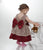 Burgundy Flower Girl Dress, Girl Lace Dress, First Birthday Dress, Big Bow Dress, First Communion Dress, Formal Dress, Photoshoot Dress