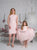 Mother Daughter Matching Dress, Mommy and Me Outfit, Blush Flower Dress, Mommy and Me Dress, 1st Birthday Dress, Matching Photoshoot Dress