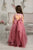 Dresses For Girls, Flower Girl Dress, Dusty Rose Flower Dress, Princess Dress, Formal Girl Dress, Little Girl Dress, Wedding Girl Dress